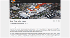 Desktop Screenshot of musik-produktiv-messe.de